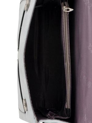 grey leatherette handbag with sling - 12391974 - Standard Image - 3