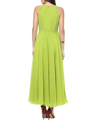 fit and flare gown dress - 12392067 - Standard Image - 3