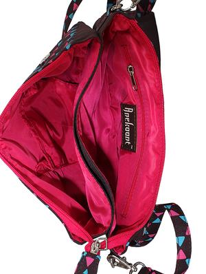 multi printed polyester sling bag - 12403144 - Standard Image - 3