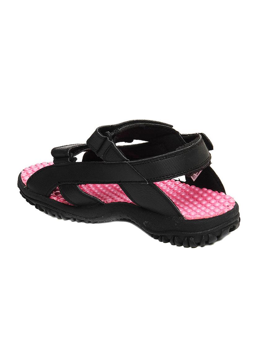 pink eva rubber back strap floaters - 12414621 - Zoom Image - 3