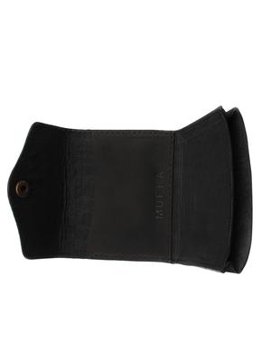solid black leather wallet - 12417276 - Standard Image - 3