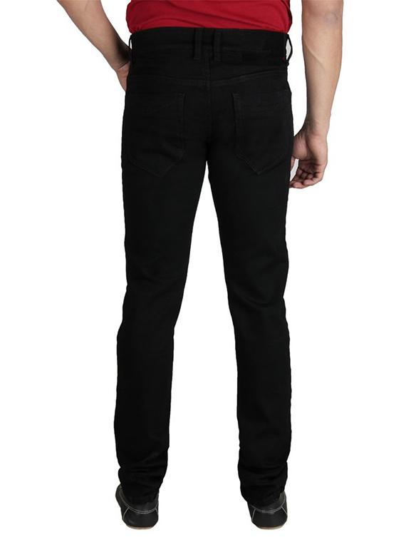 black denim plain jeans - 12420503 - Zoom Image - 3