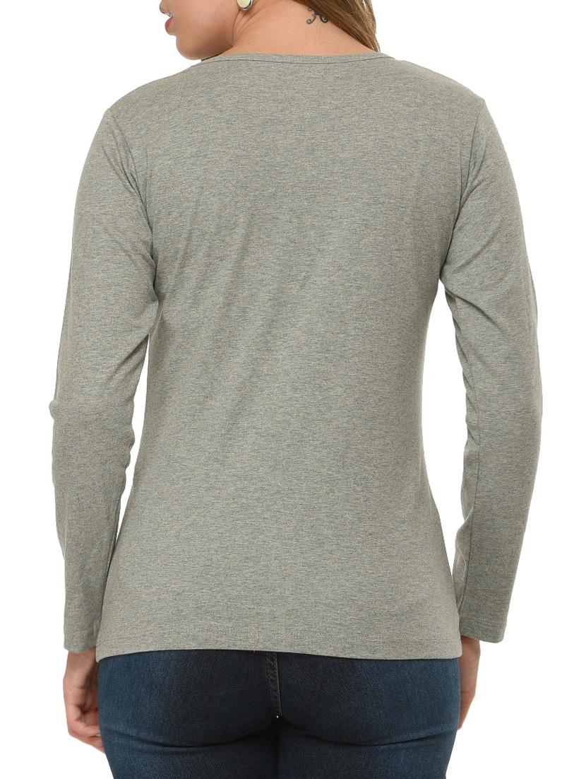 grey cotton tee - 12420596 - Zoom Image - 3
