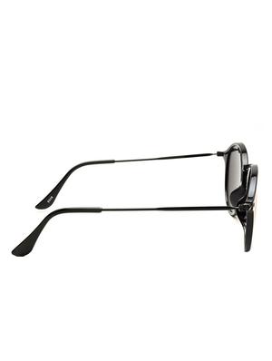 stacle uv protected purple mirrored retro round unisex sunglasses - 12427169 - Standard Image - 3
