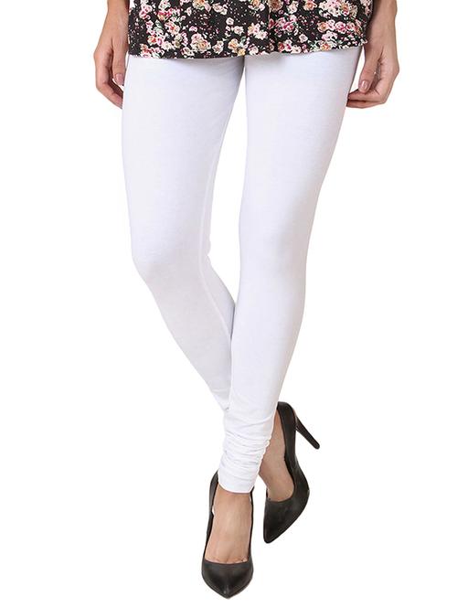 white cotton leggings - 12434788 - Standard Image - 1