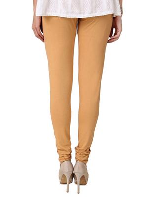 beige cotton leggings - 12434799 - Standard Image - 3
