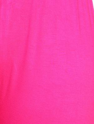 pink cotton capri leggings - 12437105 - Standard Image - 3
