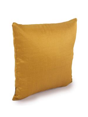 first row collections yellow satin cushion cover set of 5 pecs- 16x16 inch - 12441931 - Standard Image - 3