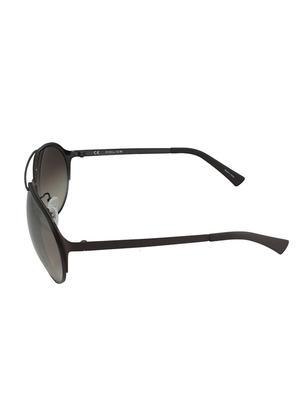 brown metal aviator men sunglass - 12442271 - Standard Image - 3