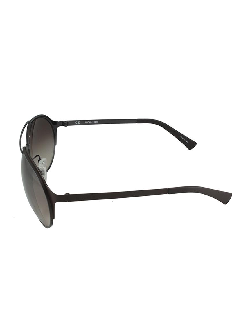 brown metal aviator men sunglass - 12442271 - Zoom Image - 3