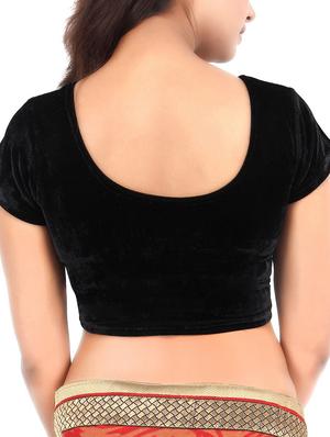 Black Velvet Blouse - 12445441 - Standard Image - 3