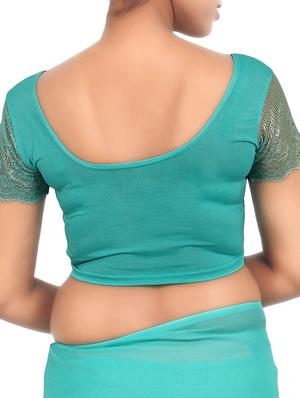 blue cotton blouse - 12447365 - Standard Image - 3