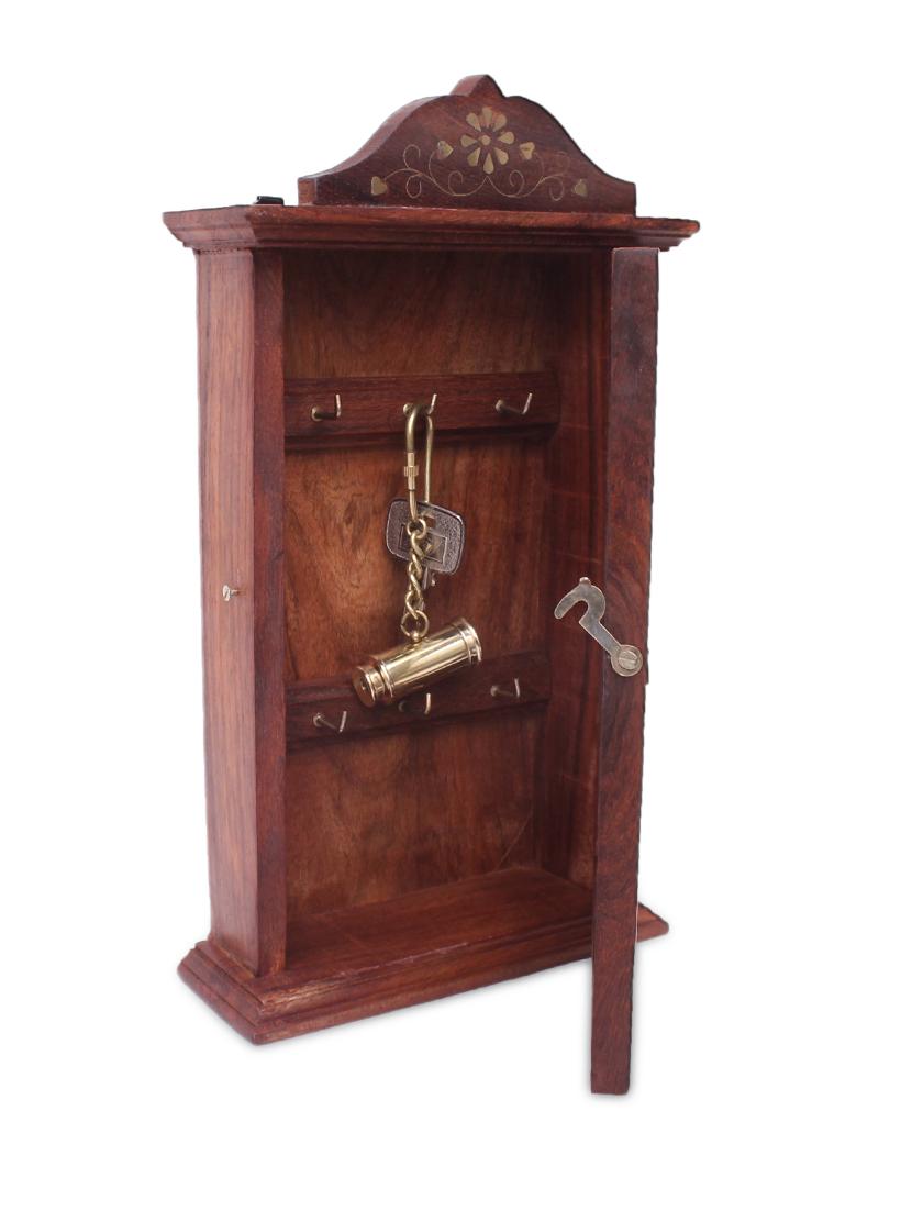 Brown sheesham wood key box - 1245505 - Zoom Image - 3