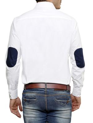 white cotton casual shirt - 12457366 - Standard Image - 3