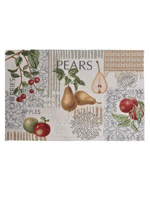 Avira Home Fruity Magic Table Mat- Set of 4-Jaquard Woven-Machine Washable- (13"x19") - 12468284 - Standard Image - 3