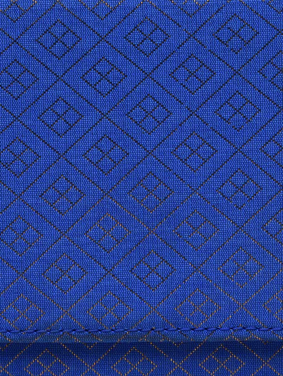 royal blue geometrical brocade wallet - 1247595 - Zoom Image - 6