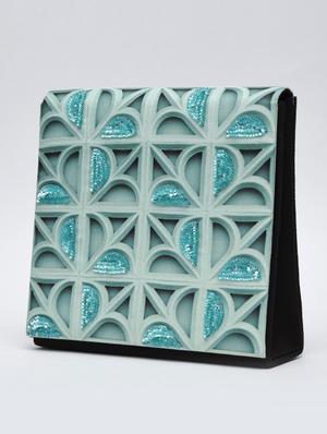 mint sequin embellished minaudiere - 1247598 - Standard Image - 6
