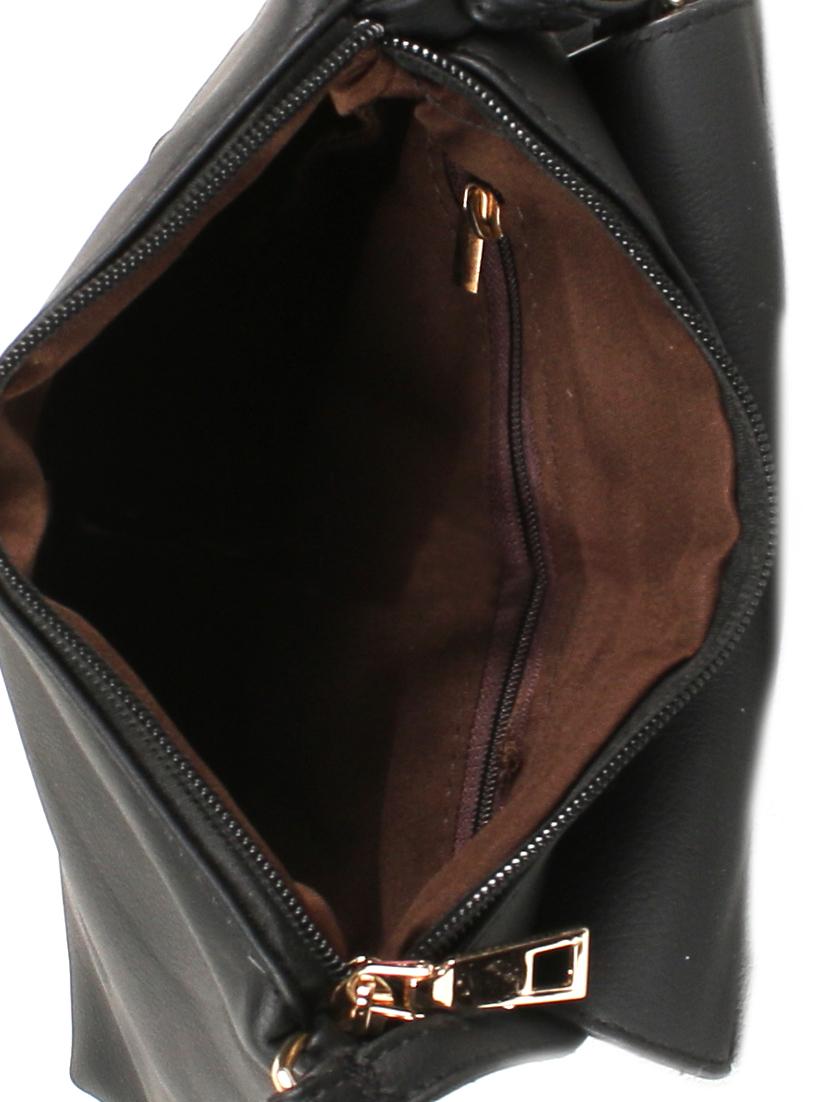 Black rexene sling bag - 12487098 - Zoom Image - 3