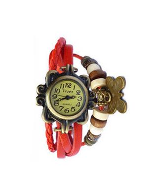 set of 3 jack klein synthetic leather analog-digital watch(su_jk_j1130_vntg_rd_ld_blk) - 12494647 - Standard Image - 6