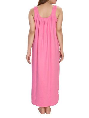 pink cotton gown - 12495390 - Standard Image - 3