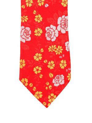 red polyester tie - 12523196 - Standard Image - 3