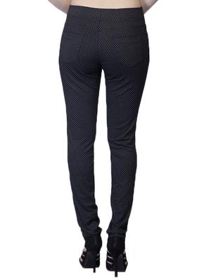 black printed cotton jegging - 12551791 - Standard Image - 3