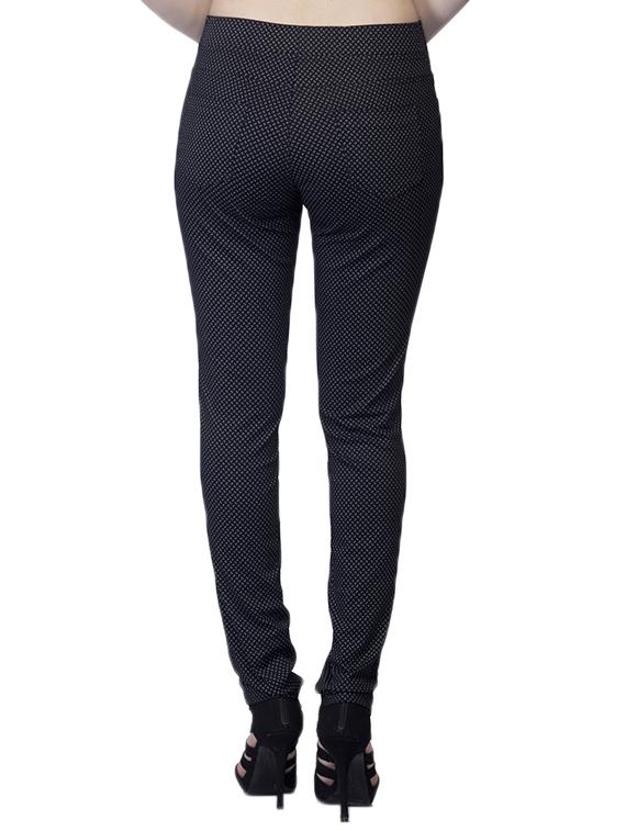 black printed cotton jegging - 12551791 - Zoom Image - 3