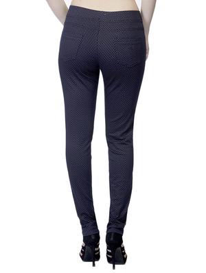 navy blue printed cotton jegging - 12551793 - Standard Image - 3