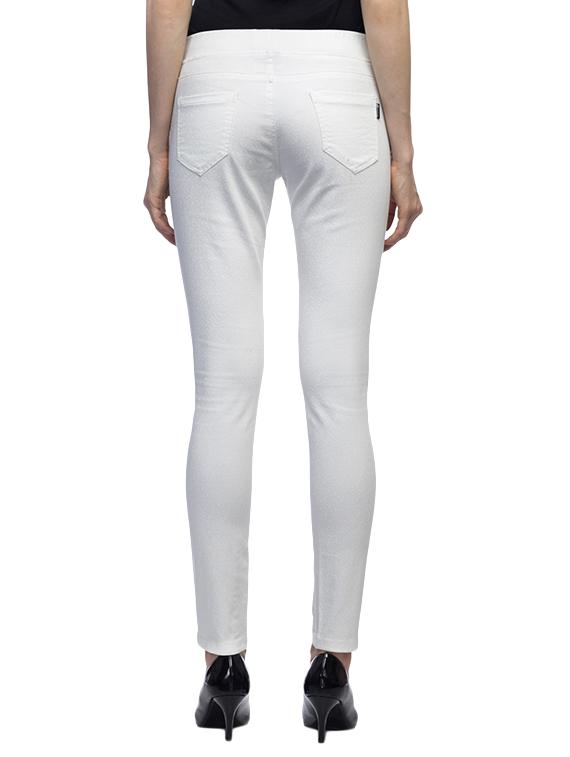 white cotton jeggings - 12551794 - Zoom Image - 3