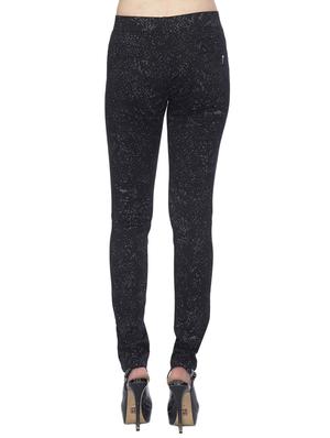 black printed cotton jegging - 12551797 - Standard Image - 3