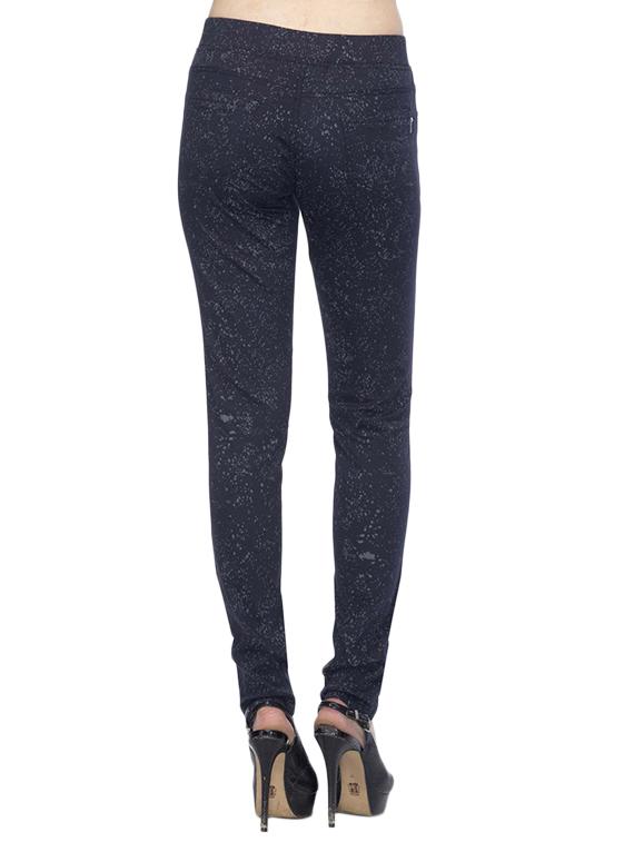 navy blue printed cotton jegging - 12551798 - Zoom Image - 3