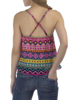 a-line criss-cross back top - 12552333 - Standard Image - 3