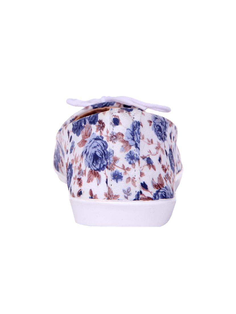 blue fabric slip on ballerina - 12556577 - Zoom Image - 3