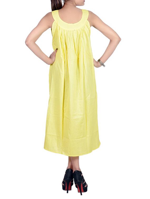 yellow cotton dress - 12564533 - Zoom Image - 3