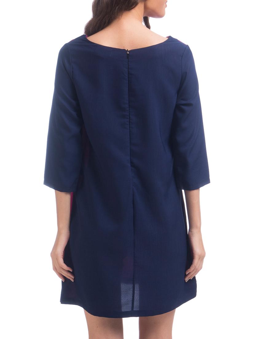 pink boat neck shift dress - 1257897 - Zoom Image - 3