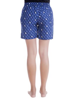 blue rayon short - 12580336 - Standard Image - 3