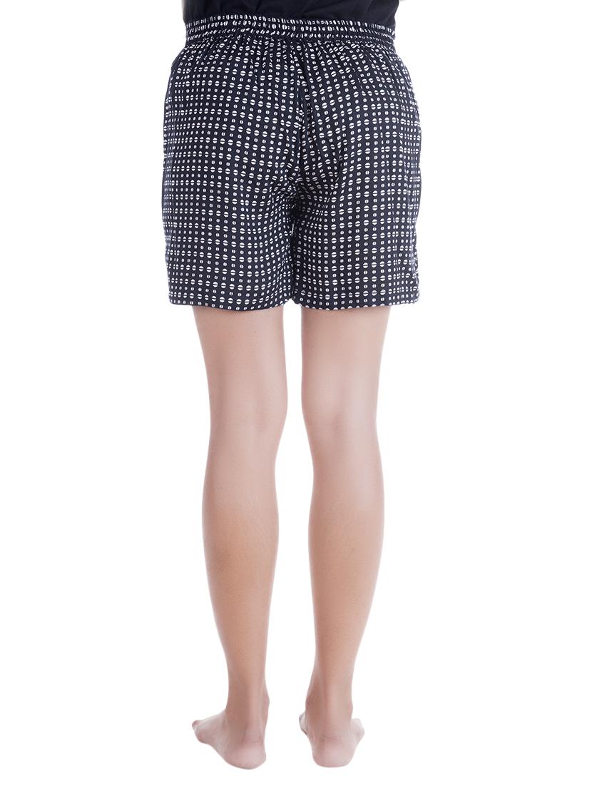 black rayon short - 12580337 - Zoom Image - 3