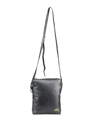 black leather sling bag - 12580975 - Standard Image - 6