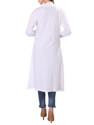 white viscose casual shrug - 12581063 - Standard Image - 3