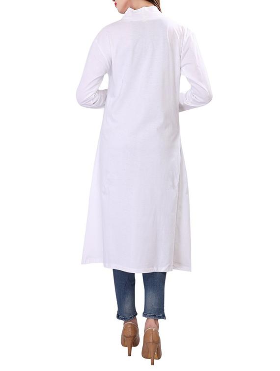 white viscose casual shrug - 12581063 - Zoom Image - 3
