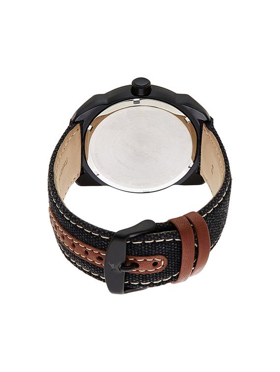 fastrack ots explorer analog black dial men's watch - 9463al08 - 12583777 - Zoom Image - 3