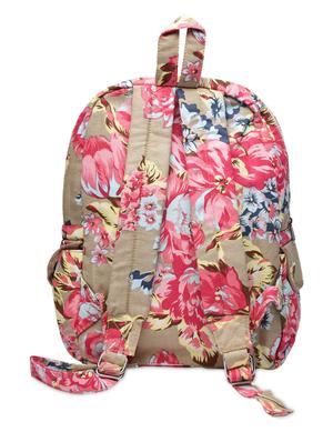 multicoloured cotton canvas printed backpack - 1258424 - Standard Image - 3