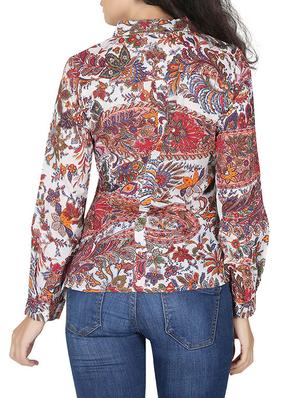 beige cotton printed shirt - 12586806 - Standard Image - 3