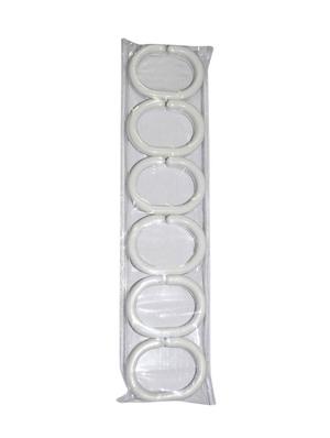 Lushomes Unidyed Beige Polyester Shower Curtain with 12 Plastic Eyelets - 12589463 - Standard Image - 3