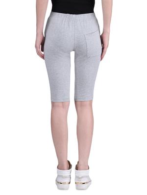 grey cotton lycra gym tights 20" - 1275366 - Standard Image - 3