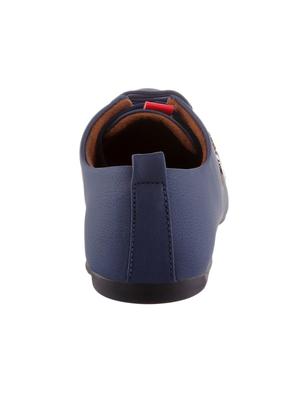 blue Leatherette lace up shoe - 12759616 - Standard Image - 3