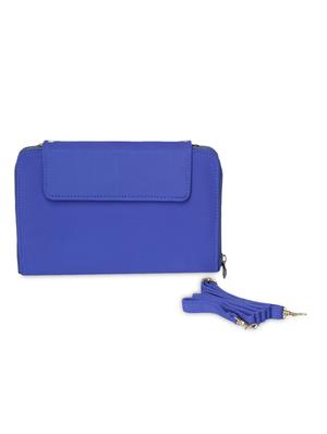 blue sequined clutch cum slingbag - 1276994 - Standard Image - 3