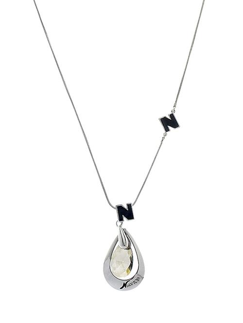 CZ Stones Collection Silver Pendant For Women - 12777634 - Very Small Image - 1