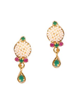 pearls collection golden pendant set for women - 12790489 - Standard Image - 3
