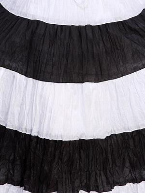 black striped cotton skirt - 12791253 - Standard Image - 3